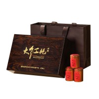 武夷山特級(jí)大紅袍巖茶烏龍茶葉正山小種禮盒裝送禮高檔禮品金駿眉