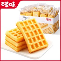 包郵百草味華夫餅1kg營養(yǎng)早餐蛋糕食品辦公室休閑零食西式糕點
