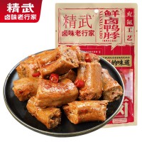 精武鮮鹵麻辣鴨脖鴨翅鴨鎖骨鴨板腸袋裝鴨肉鹵味零食小吃即食