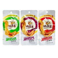 龍巖特產泡鴨爪鴨掌鹵味零食鴨爪追劇小吃廠家整袋批發藤椒味鴨肉
