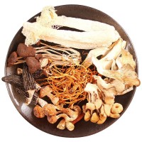 云南七彩菌湯包特產(chǎn)羊肚菌茶樹菇香菇竹蓀蟲草花干貨菌菇包煲湯包
