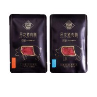 萬市香吊龍豬肉脯原味黑胡椒味里脊肉厚切肉片開袋即食零食小吃