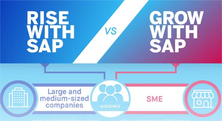 GROW with SAP和RISE with SAP有什么不同？
