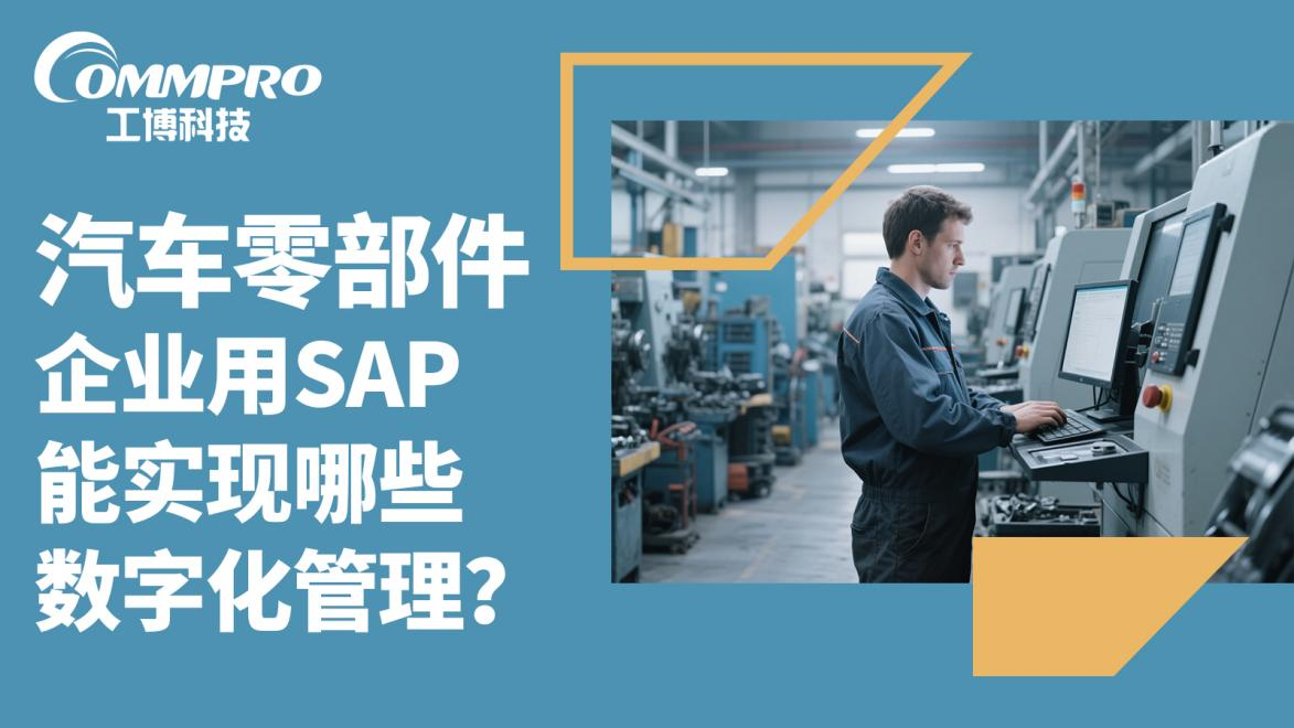 汽車(chē)零部件企業(yè)用SAP 能實(shí)現(xiàn)哪些數(shù)字化管理?
